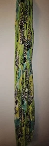 Vera Bradley Yellow Green Limes Up Scarf Wrap Approx. 64" x 20" - Picture 1 of 3