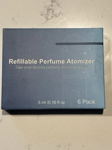 (6) Portable Mini Refillable Perfume Atomizer Bottles Travel Spray 5ml - Picture 1 of 4