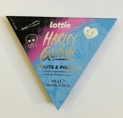 Harley Quinn Mad Love 9 Shade Eyeshadow Palette by Lottie London - Image 1 of 3