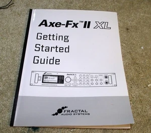 FRACTAL  AUDIO AX-FX II XL GETTING STARTED GUIDE - Picture 1 of 7