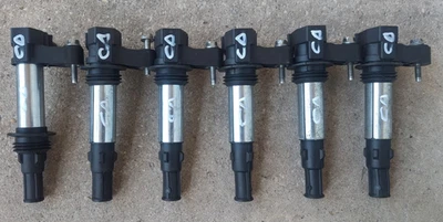 SET of 6 , 2006-2009 Saab 93 Ignition Coils NGK - BOSH  for 2.8L V6 - Image 1 of 4