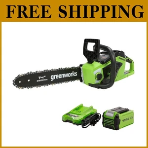 40V 14" Cordless Chainsaw Kit, 2.5Ah Battery - Picture 1 of 12