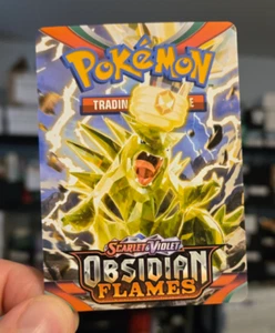 Pokémon TCG Tyranitar ex Obsidian Flames Prerelease Trainer Tips Card NM/M - Picture 1 of 1