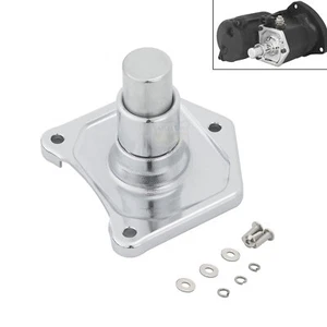 1X Cubierta de solenoide cromada Botón de arranque para Harley Twin Cam Dyna 1991-2017 - Imagen 1 de 8