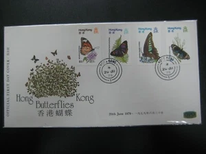 1979 Hong Kong Butterfly Stamps GPO First Day Cover FDC - Picture 1 of 1