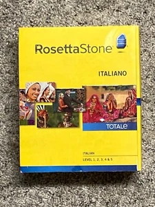 ROSETTA STONE Italiano Totale Version 4: Levels 1-5 Italian Language CDs - Picture 1 of 2