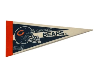 Vintage Chicago Bears 9" Pennant Banner NFL - Picture 1 of 1