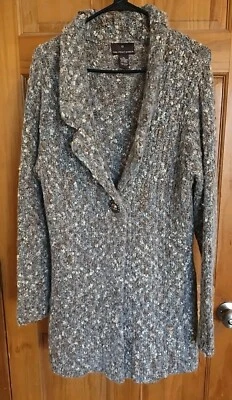 Fenn Wright Manson Knit Long Cardigan - XL. Wool Acrylic Blend - Image 1 of 4