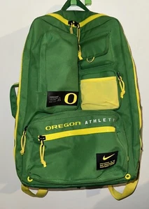 Nike Utility Elite Oregon Ducks Player Issued Team Athlete Backpack Green Used - Picture 1 of 11