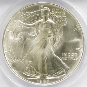 1986 Silver American Eagle ANACS MS69 - Picture 1 of 4