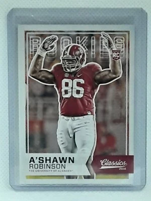 A'Shawn Robinson 2016 Classics Football - RC #266 - Alabama - Image 1 of 2