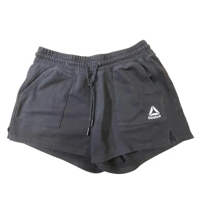 Reebok Lounge Shorts Comfy Casual Everyday Activewear Black S - Image 1 of 4