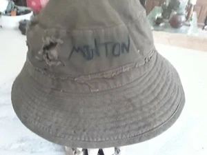 ORIGINAL AUSTRALIAN VIETNAM WAR BOONIE HAT NAMED - Picture 1 of 22