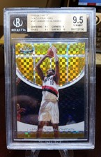 2005-06 TOPPS FINEST Gold X-Fractor /39 LAMARCUS ALDRIDGE RC BGS 9.5 Rookie SSP