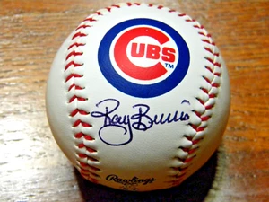 RAY BURRIS Autographed MLB CUBS baseball pitcher for Chicago Cubs (1973–1979) - Picture 1 of 3