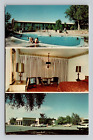 Postkarte Roswell Inn New Mexico Multi-View, Vintage Chrom H11