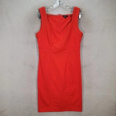 Vestido midi XOXO para mujer talla M rojo elástico sin mangas novia cóctel funda Foto 1 de 4