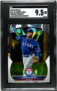2023 Bowman Chrome Andres Mesa Lava Refractor /399 #BCP-44 SGC 9.5 - Picture 1 of 2