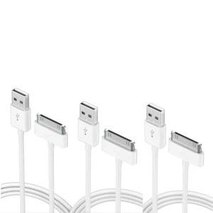 3pack 3ft 30-pin To USB Charge Sync Cable Charger for iPhone 3G 4 4s ipod Ipad - Picture 1 of 4