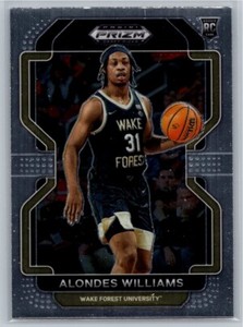 2022-23 PRIZM DRAFT BASKETBALL ALONDES WILLIAMS RC WAKE FOREST #97