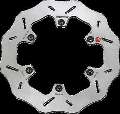 Disco de rotor de freio traseiro W-Fix aço inoxidável KTM 640 LC4 Enduro 99-07 - Imagem 1 de 4