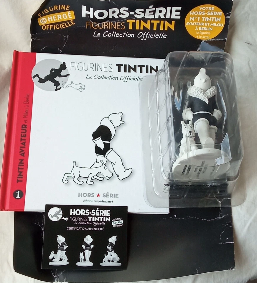 FIGURINE TINTIN Collection Officielle HORS SERIE N° 1 AVIATEURS - Imagen 1 de 4