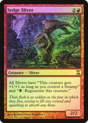 Time Spiral  MTG  Foil   Sedge Sliver   Magic - Image 1 of 2