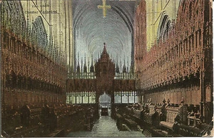 Boots Cash Chemists Postcard “Pelham” Series 391a – The Choir, Chester Cathedral - Picture 1 of 2