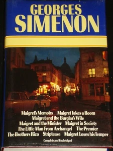 GEORGES SIMENON Omnibus, 10 Novels in 1, Maigret's Memoirs, Premier, Striptease - Picture 1 of 1
