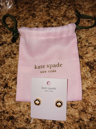 Orecchini Kate Spade New York Spot the Spade Pave Halo Spade Borchie Placcati Love