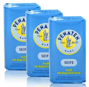 3x 100g Penaten Baby Seife Sanft Mit Baby Öl und Honig Babyweiche Haut - Bild 1 von 1