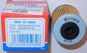 Muchos KTM 250 400 450 520-690 1994-2012 59038046100, filtro de aceite beta MIW 268157 - Imagen 1 de 1