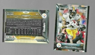 2015 Topps Football Card #269 ANTONIO BROWN Steelers  NRMT   (item 1) - Image 1 of 2