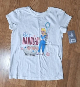 Disney Litlle Bo Peep Sheperdess with Sheep Character Girl's T-Shirt Kids M 7/8 - Picture 1 of 10