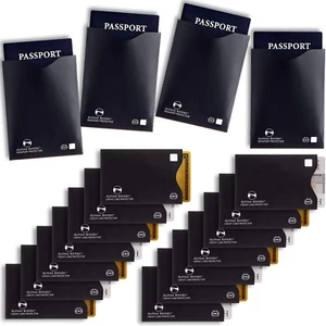 18 RFID Blocking Sleeves - Credit Card & Passport Protectors - Theft Protection - Picture 1 of 8