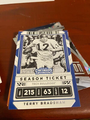 2020 Contenders Draft Picks Season Ticket Terry Bradshaw #94 - Image 1 of 2