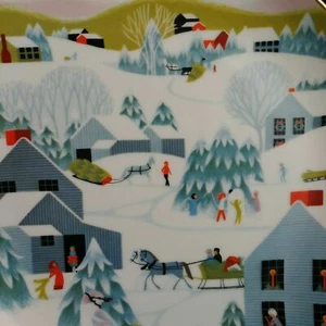 Home For Christmas by Betsey Bates 1982 World Book Annual Christmas Plate  - Picture 1 of 3