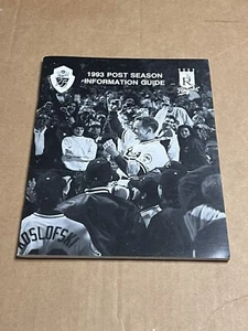1993 Kansas City Royals Post Season Media Guide MLB Baseball - Picture 1 of 2
