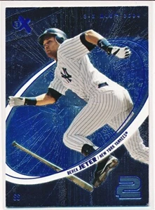 DEREK JETER 2004 FLEER EX #26 ESSENTIAL CREDENTIALS NOW PARALLEL (MISSING S/N) - Picture 1 of 2