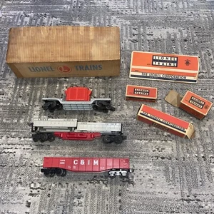 Lot Of 3 Lionel Electric Trains With Boxes Transformer Flat Car ￼ Twin Bed￼ ! - Picture 1 of 12