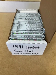 1991 Pro Set Super Stars Musicards Trading Card Wax Packs (27) - Picture 1 of 6