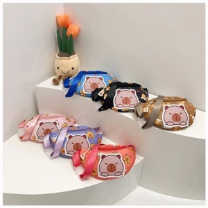 Polyester Brusttasche Leicht gewicht Capybara Tasche Mädchen Jungen - Picture 1 of 18