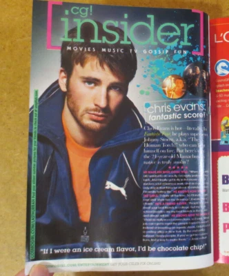 Cosmogirl magazine - Chris Evans - Shirtless male models - Hunk - Beefcake Foto 1 de 4