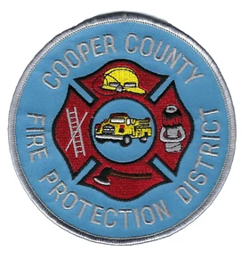 Cooper County MO Missouri Fire Protection District FPD patch - NEW! *Clothback* - Picture 1 of 1