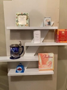 Custom made shelf -- Z Shelf, Custome made in Gloss White of Flat Gray - Picture 1 of 7