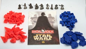 1997 Star Wars Monopoly Classic Trilogy Edition Replacement Tokens Houses Hotels - Picture 1 of 7