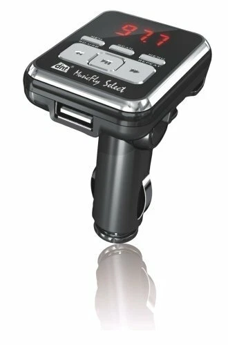 DNT MusicFly Select Auto Radio FM-Transmitter (F-Scan, SD-Karte USB 2.0) schwarz - Bild 1 von 1