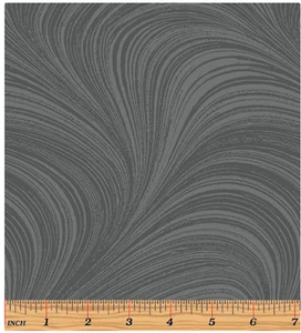 Wave Texture: Graphite- By Benartex Sold By Sold By the Yard - Picture 1 of 1