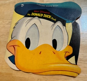 Libro del Pato Donald Forma Dorada Libro Infantil 1964 Prensa Dorada Walt Disney - Imagen 1 de 17