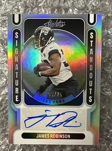 2022 Panini Absolute Signature Standouts /75 James Robinson #SS-JR Auto - Picture 1 of 2